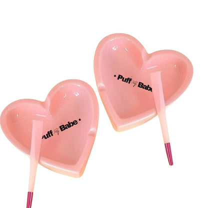 Puff Babe - Pink Heart Shaped Ashtray