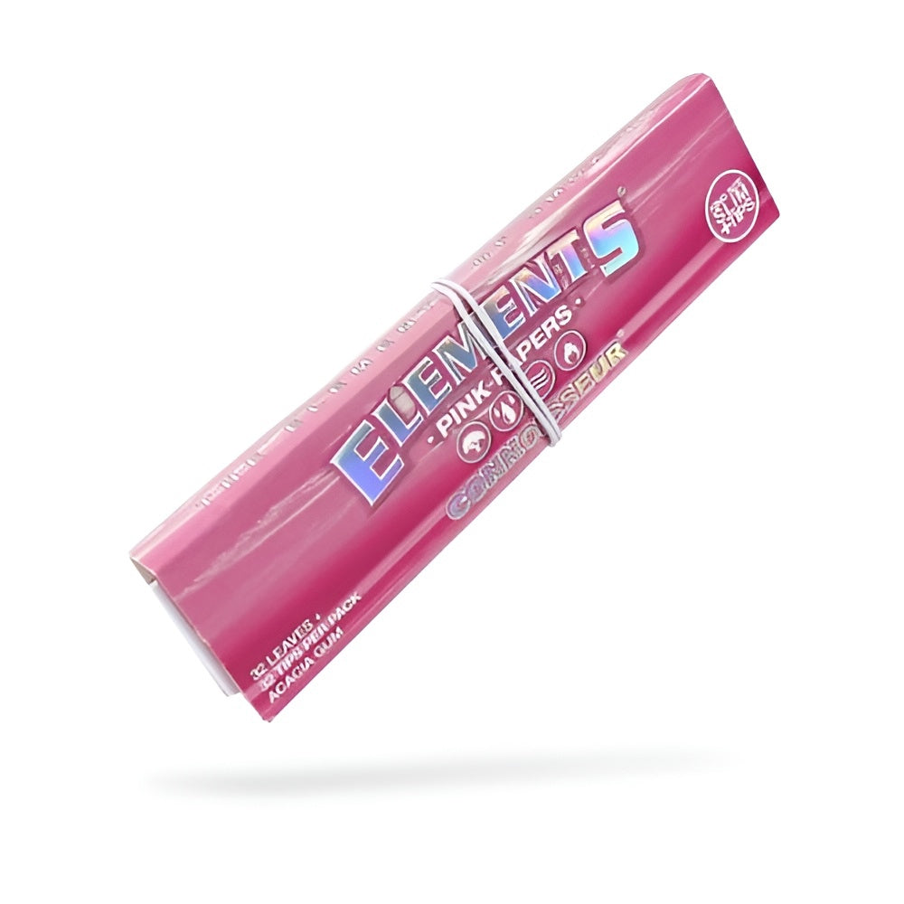 Puff Babe - Pink Elements Papers - Kingsize with Tips