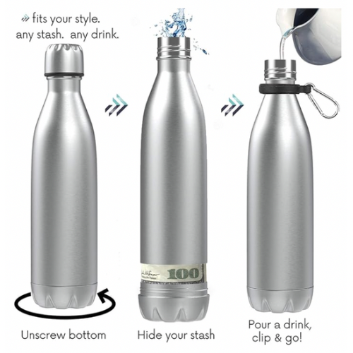 Secret Storage Water Bottle