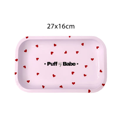 Puff Babe - Heart Rolling Tray