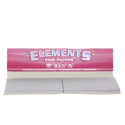 Puff Babe - Pink Elements Papers - Kingsize with Tips