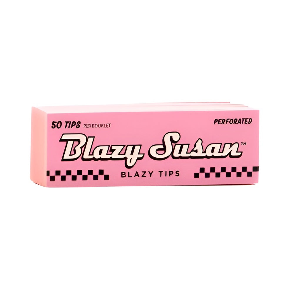 Puff Babe - BLAZY SUSAN - Pink perforated rolling tips